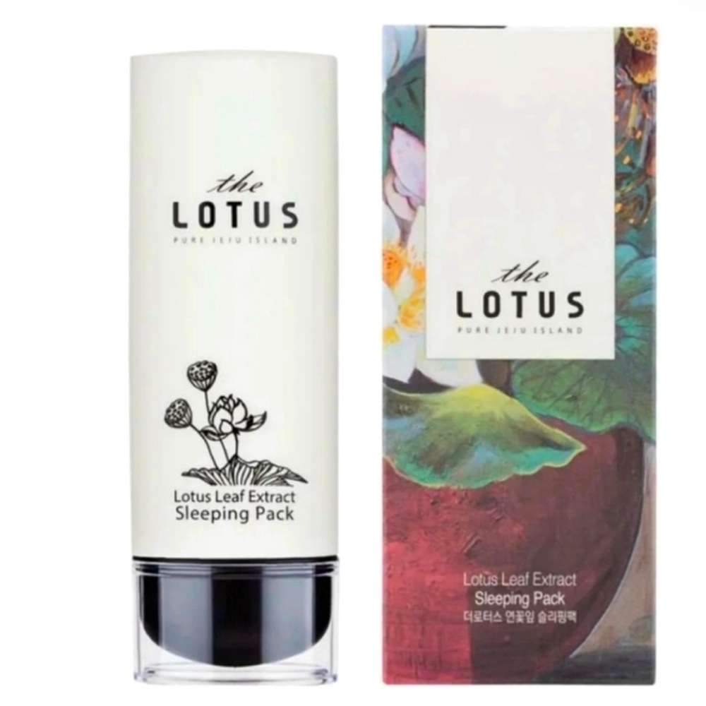 The Pure Lotus - Lotus Leaf Sleeping Pack Face Mask - NIB